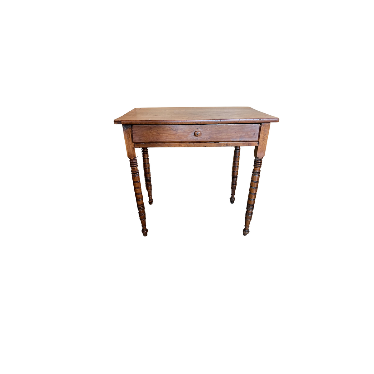 Turned Leg Side Table Architect's Wife