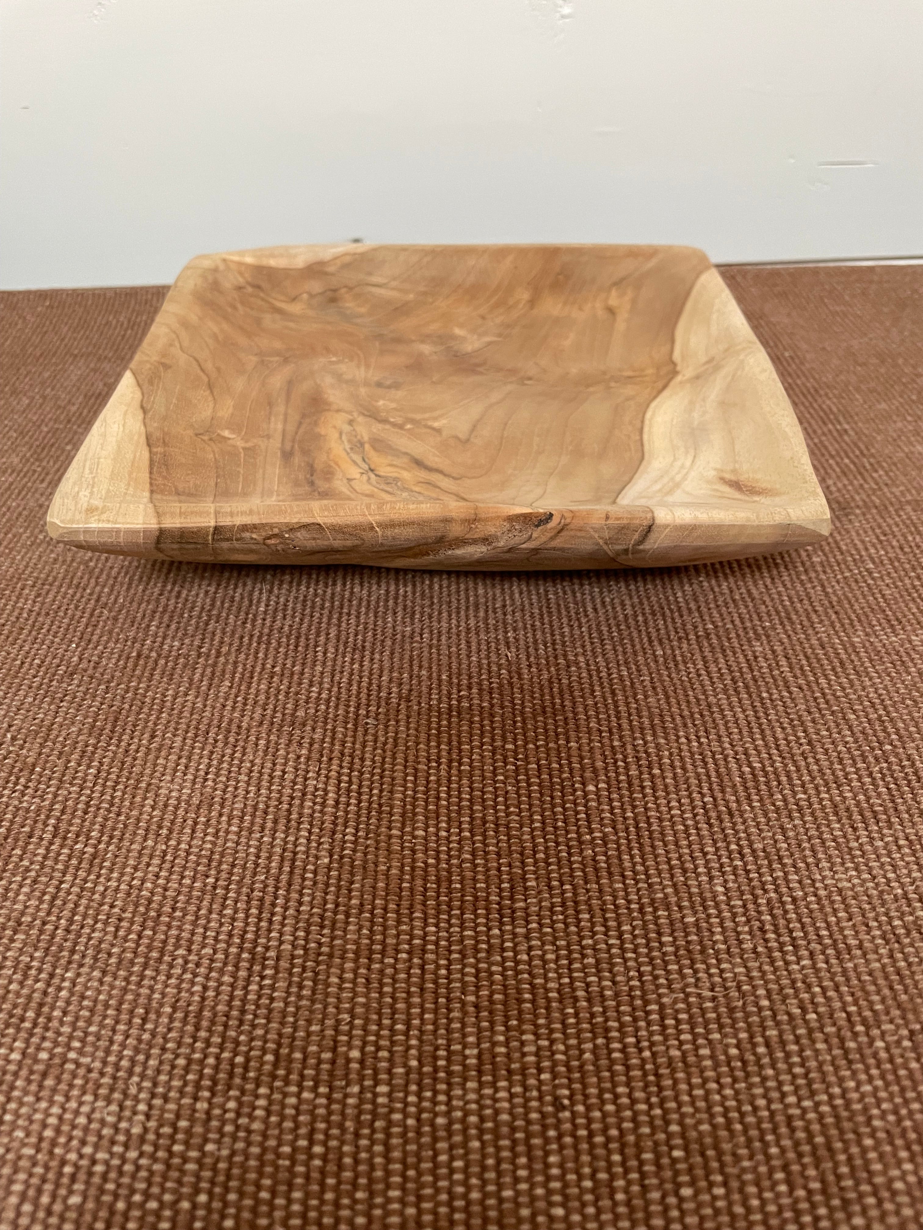 Natural Wood Plate