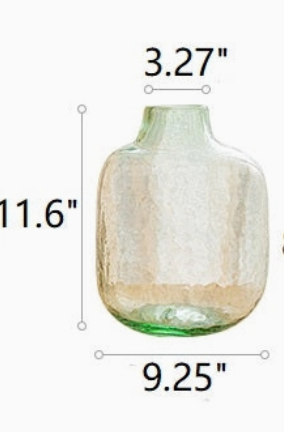 Artisan Glass Irregular Shape Vase-Large-Style B