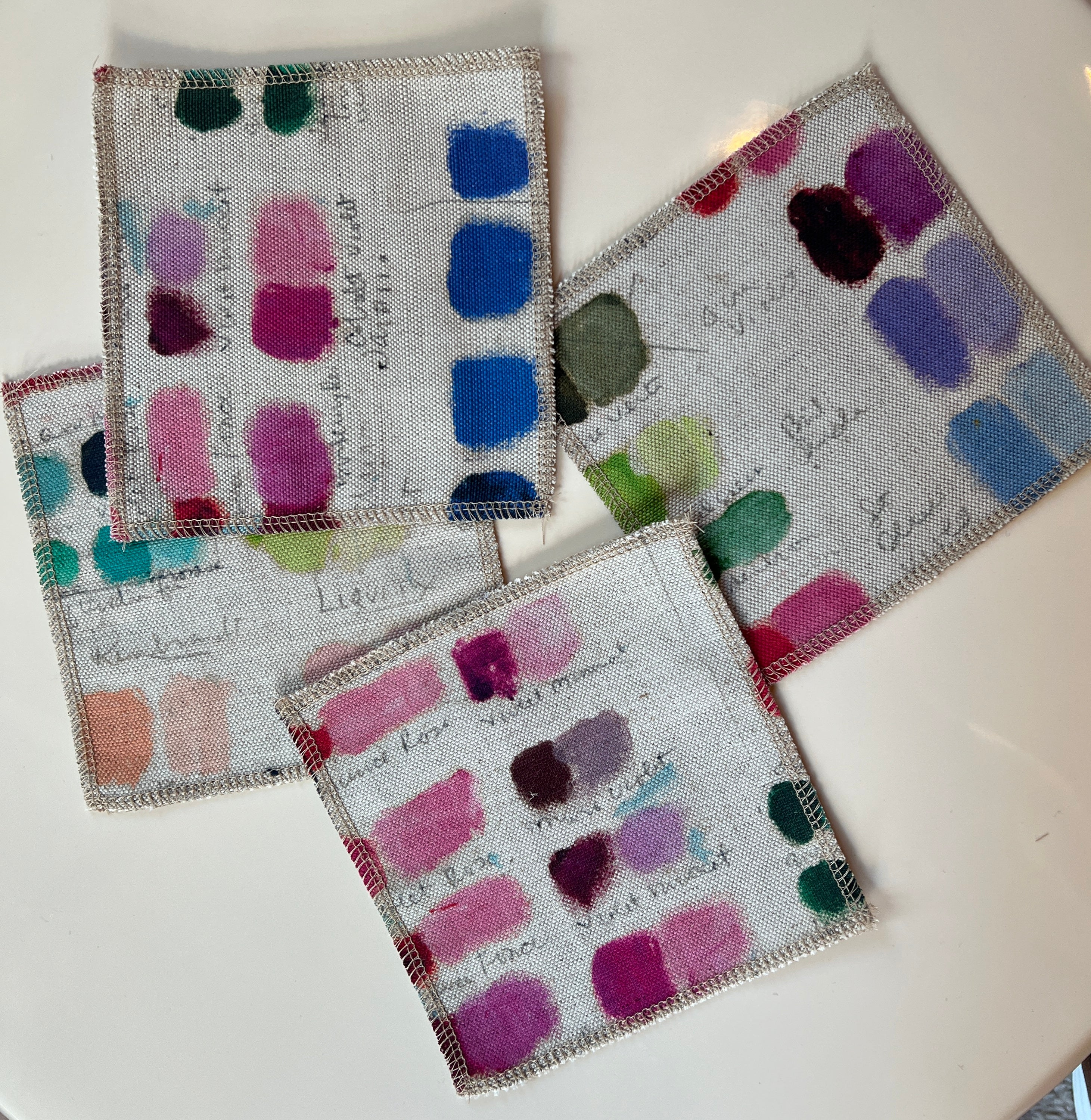 S/4 John Derian Cocktail Napkins
