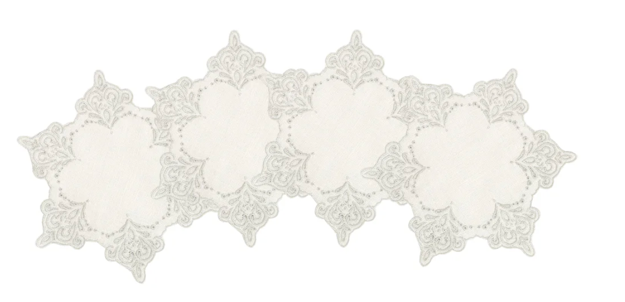 Snowflake Cocktail Napkins