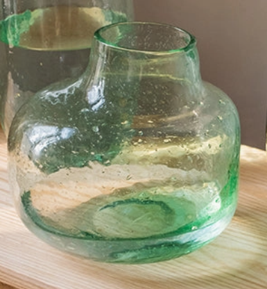 Artisan Glass Irregular Shape Vase-Large-Style C