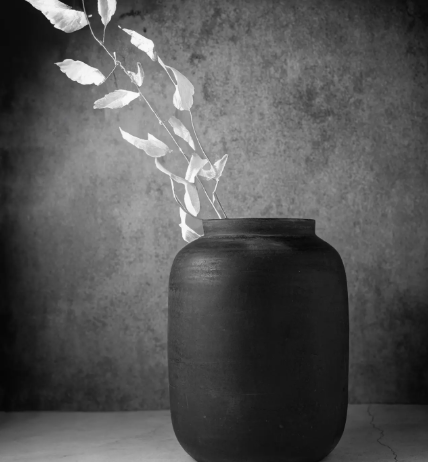 Black Terracotta Urn/Jar