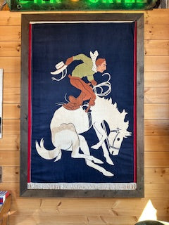 1940's Bucking Bronco Flag