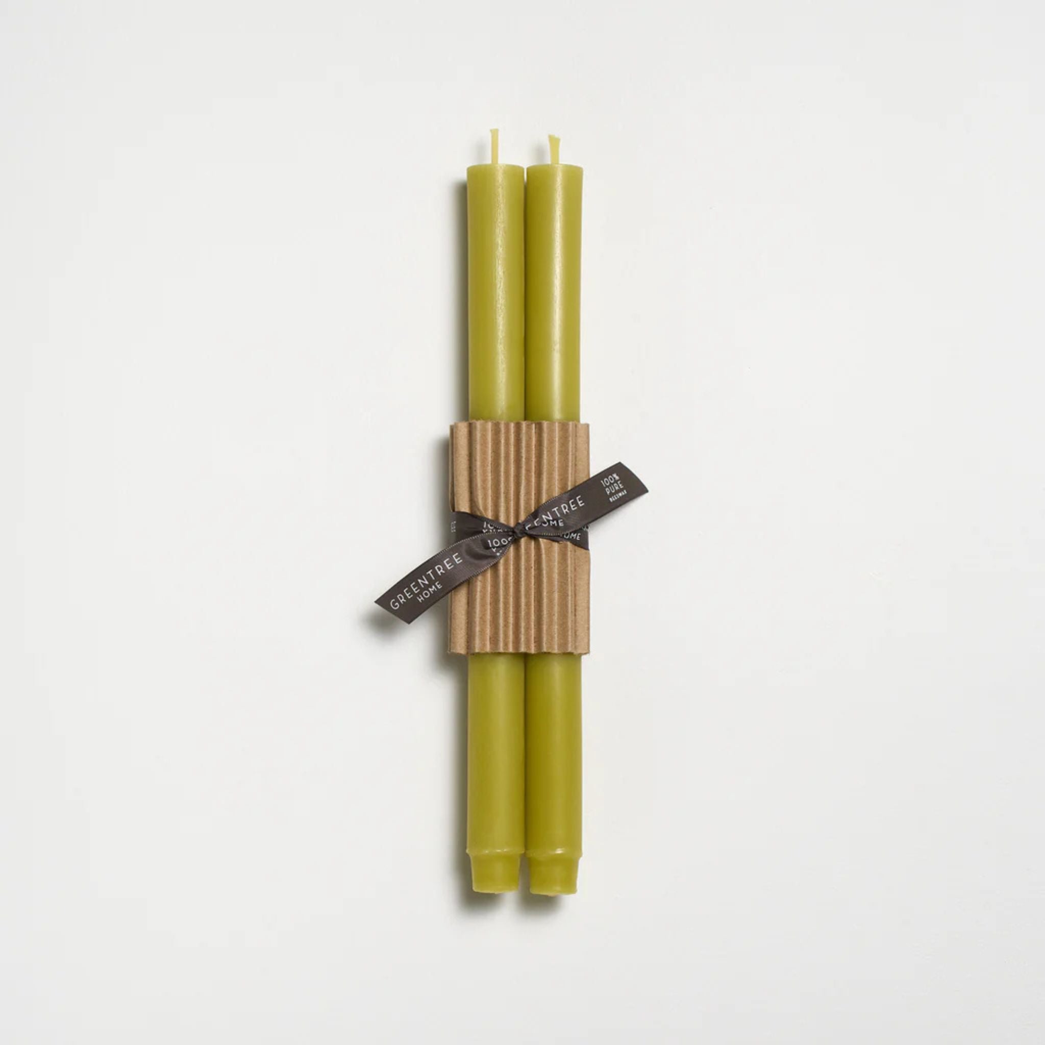 Church Taper Candles 12" Bamboo