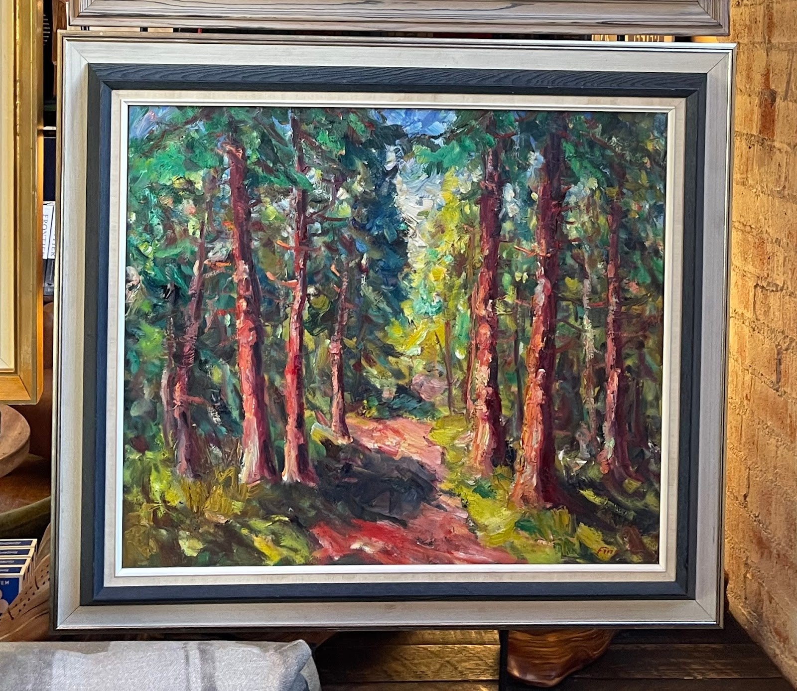 The Sunny Path of Pines