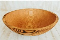 Torched Red Oak Bowl 12"