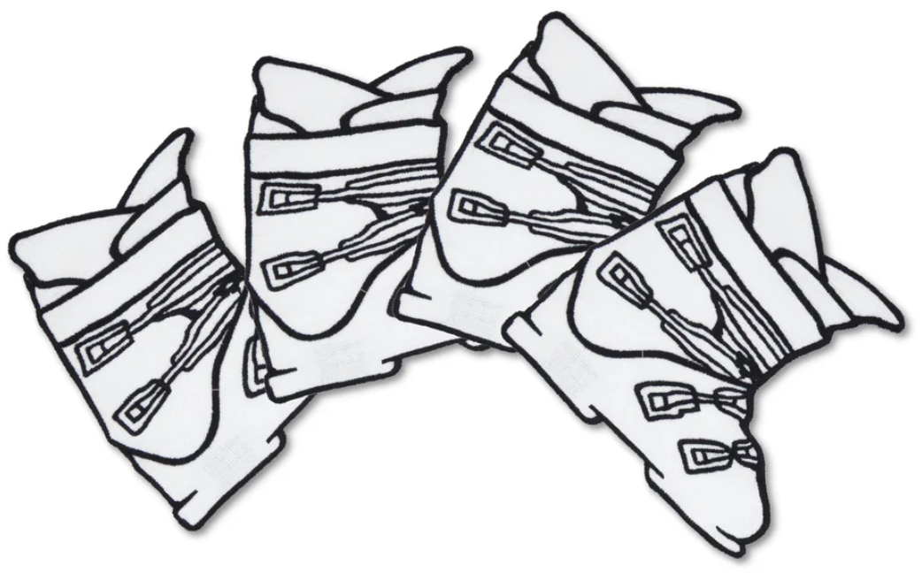 Ski Boot Cocktail Napkins