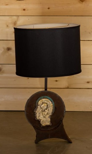 Industrial Design Wrought Iron Lamp