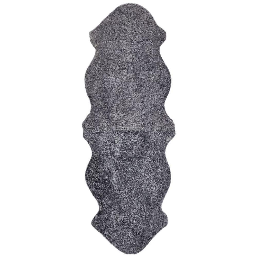 Short-Wool Curly Sheepskin Double Rug - 71 in