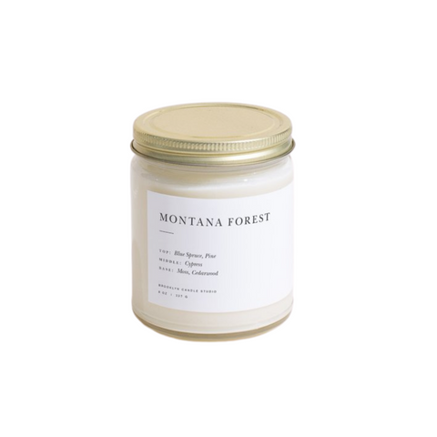 Montana Forest Minimalist Candle