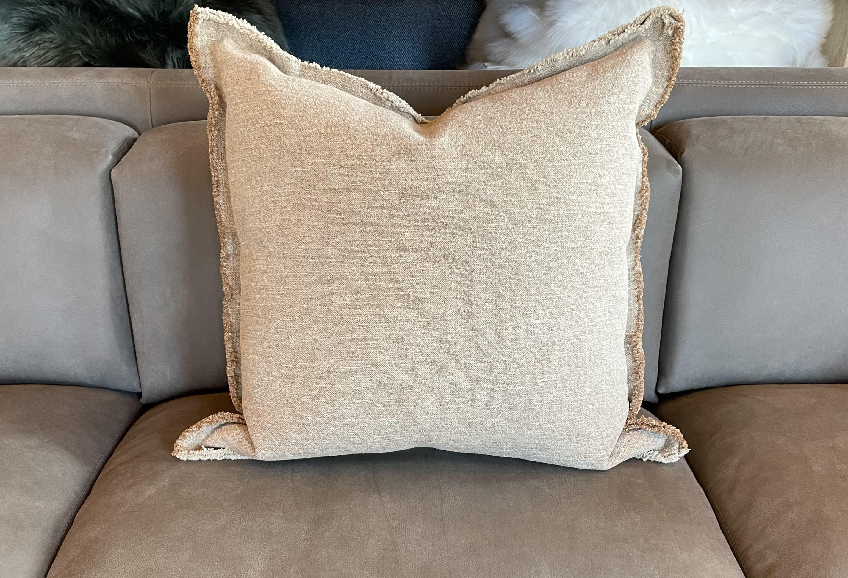 Pebbles Fringe Pillow