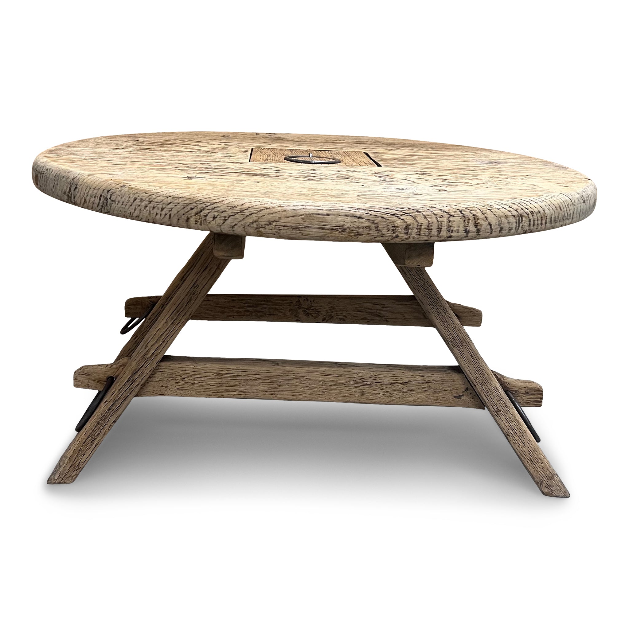 Round Brutalist Dutch Table