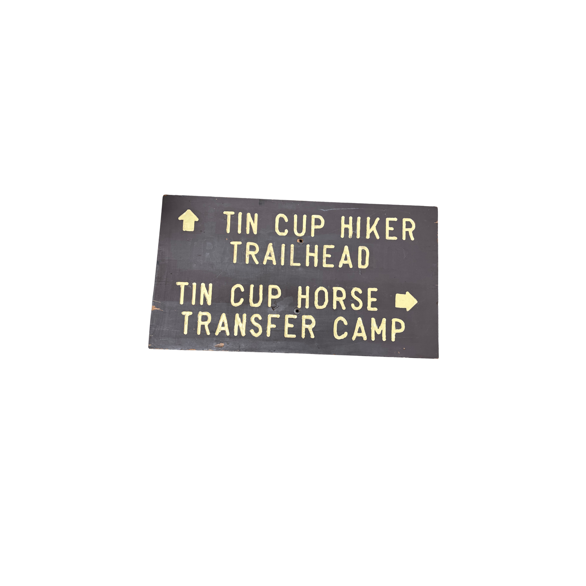 Tin Cup Trail Sign