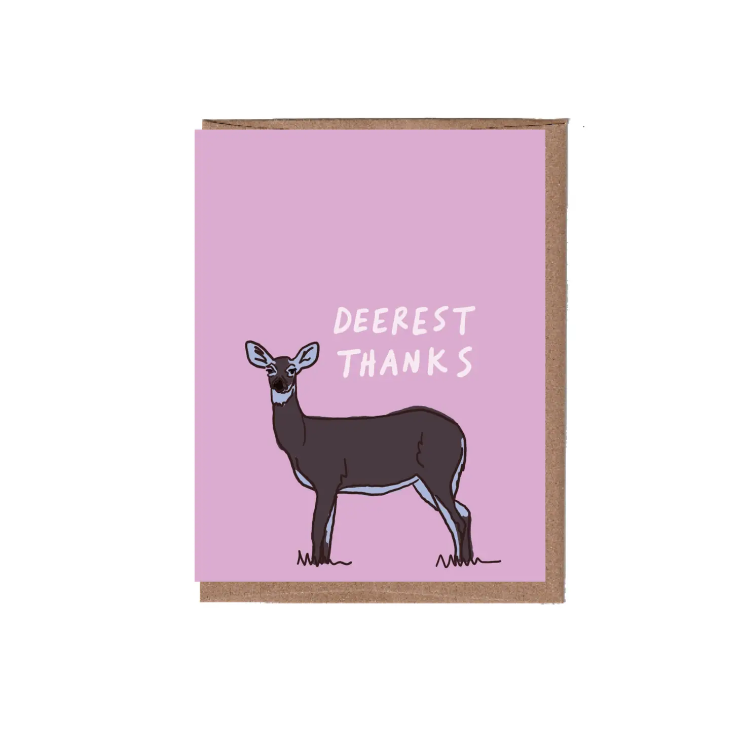 Deerest Thanks Card