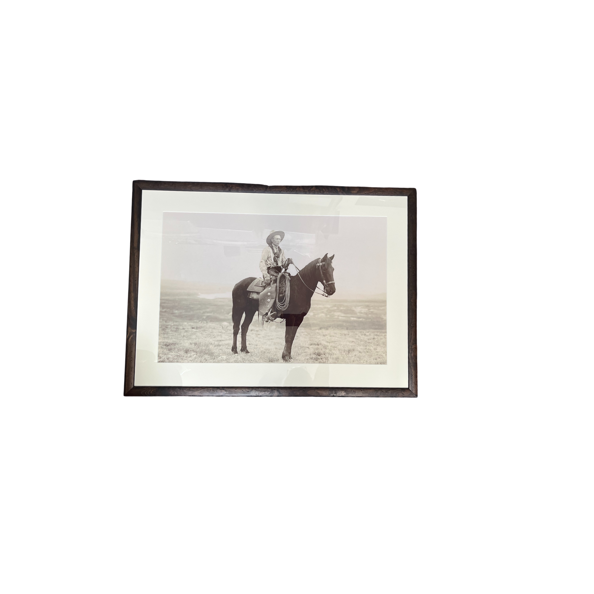 Framed Montana Cowboy, c. 1890