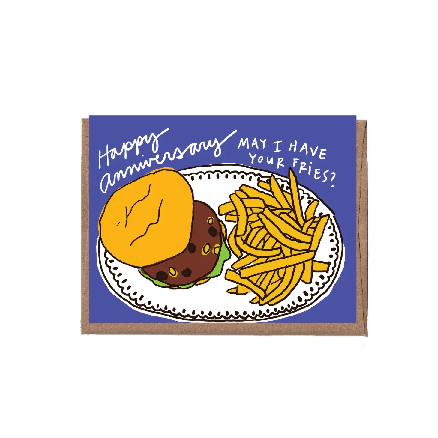 Scratch & Sniff Fries Anniversary Card