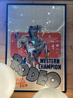 Western Championship Rodeo Poster