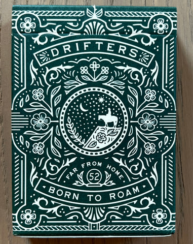 Drifters Green Playing Cards