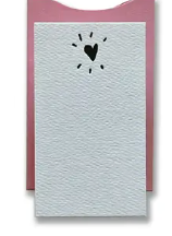 Heart Enclosure Card