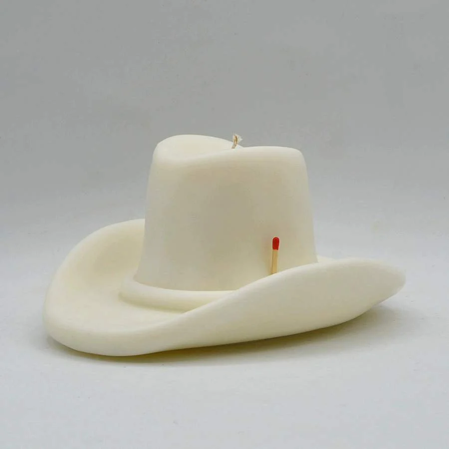 Belle Star Cowboy Hat Candle