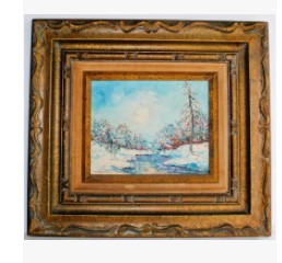 Winter Scene Impressionism  Painting