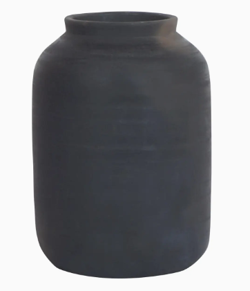 Black Terracotta Urn/Jar
