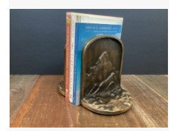 Mountains Brass Bookends