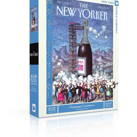 Champagne Countdown Jigsaw Puzzle