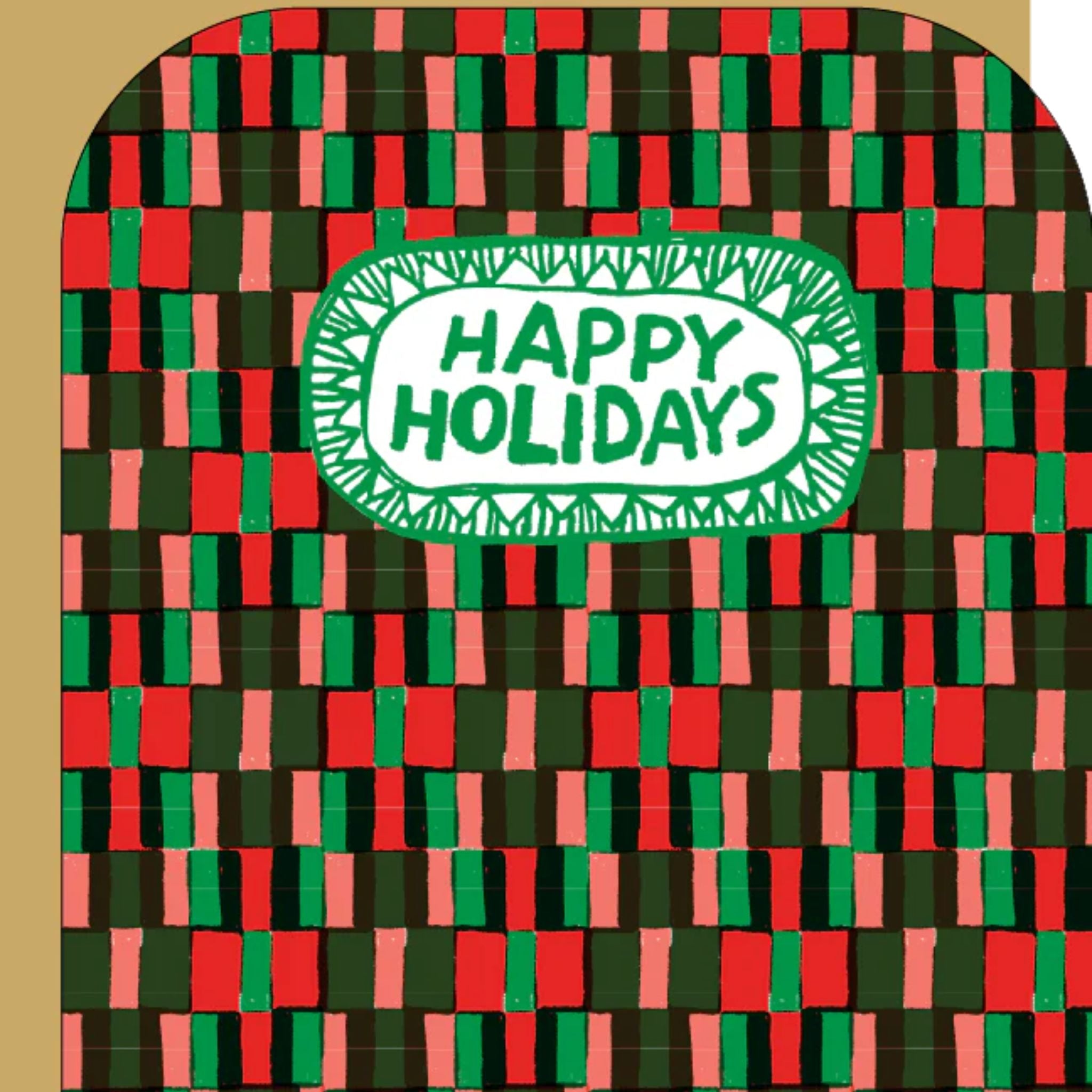 Woven Happy Holidays