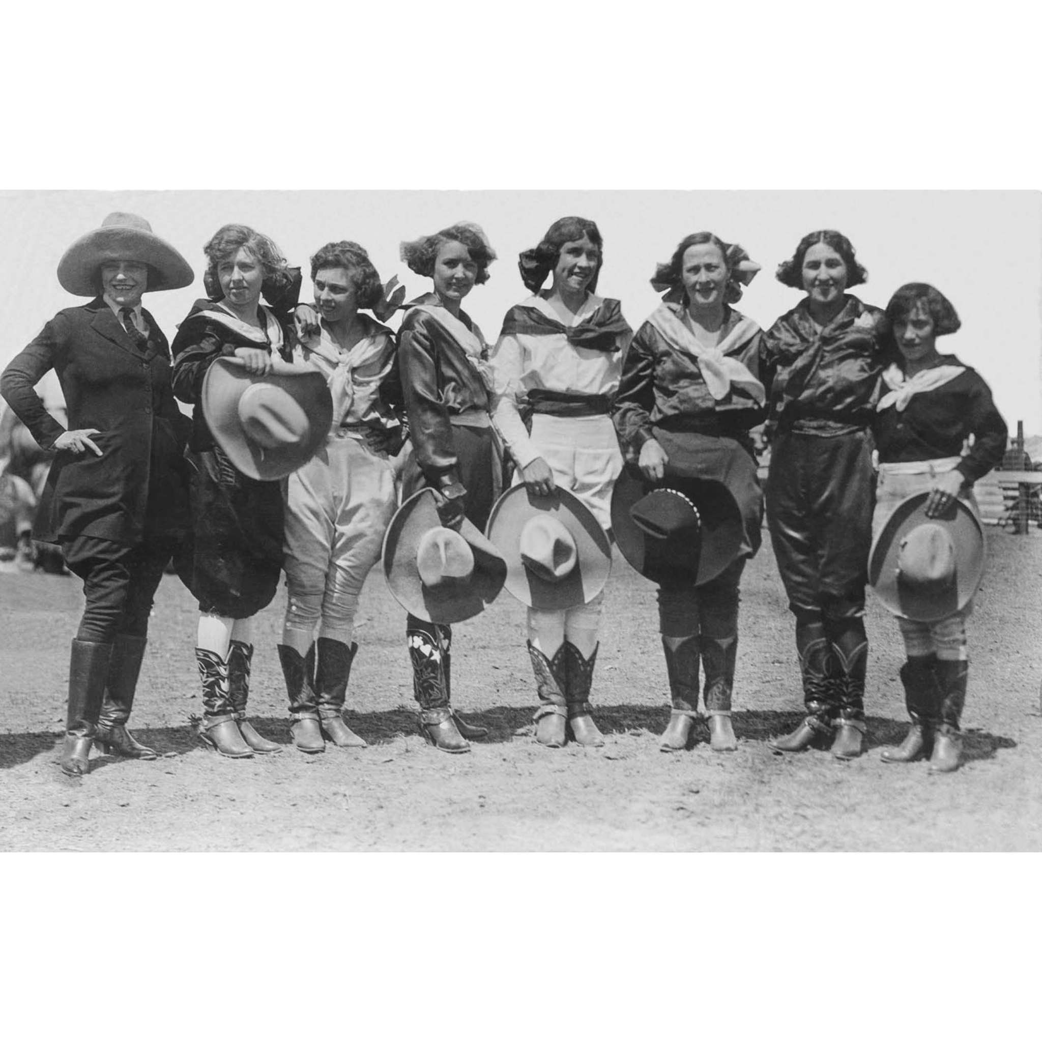 Rodeo Cowgirls 2 - Doubleday - ca. 1925 Photograph