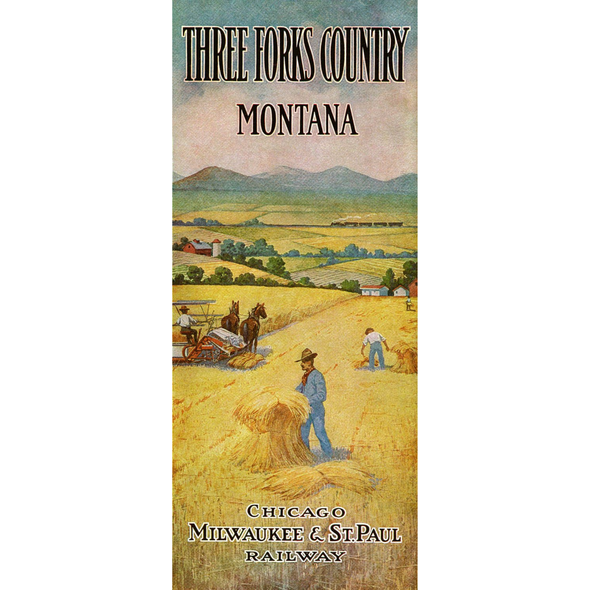 Montana: Three Forks Country - ca. 1916 Lithograph