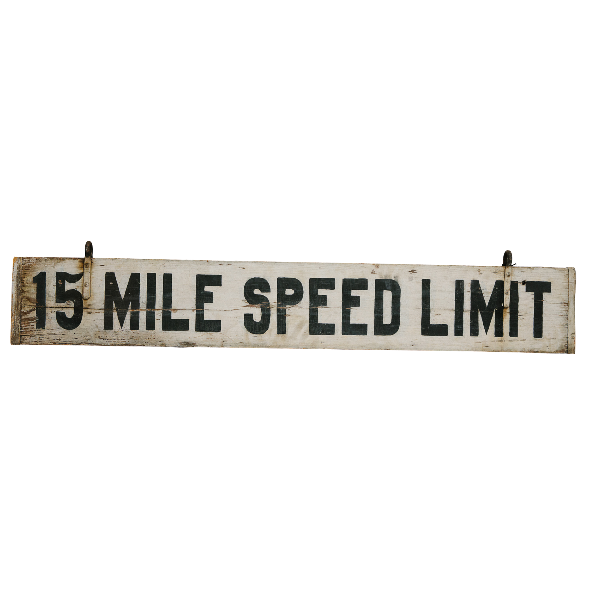 15 mph Montana Road Sign est. 1910-1920