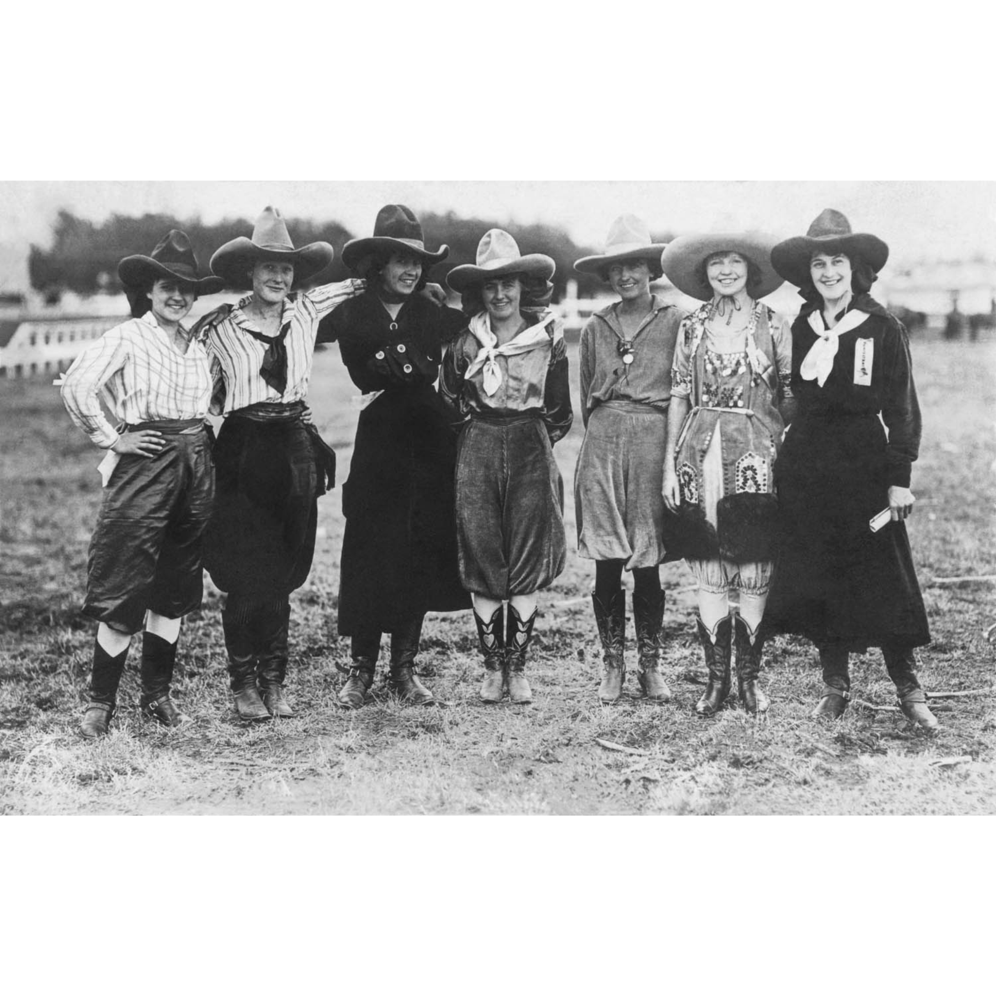 Rodeo Cowgirls 1 - Bozeman Roundup - Doubleday - ca. 1925 Photograph