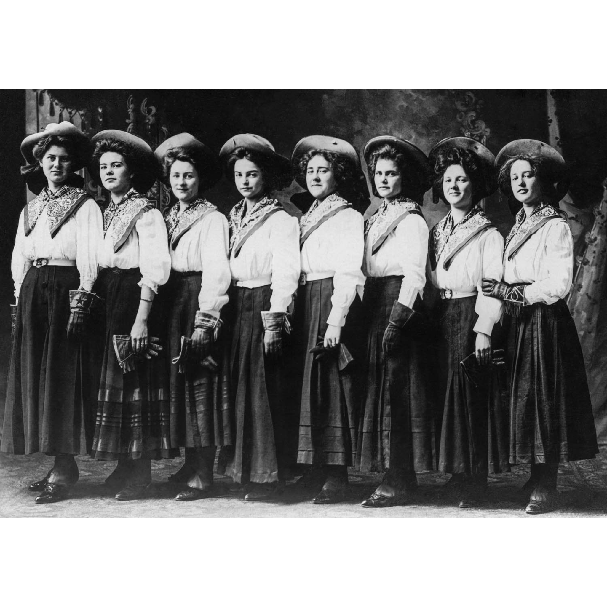 Montana Cowgirls - ca. 1915 Photograph