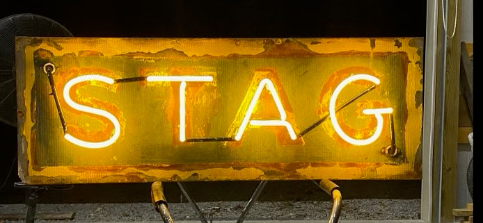 Neon Stag Sign